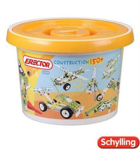 Erector 760252E Build and Play   Construction Bucket 150 Pcs 