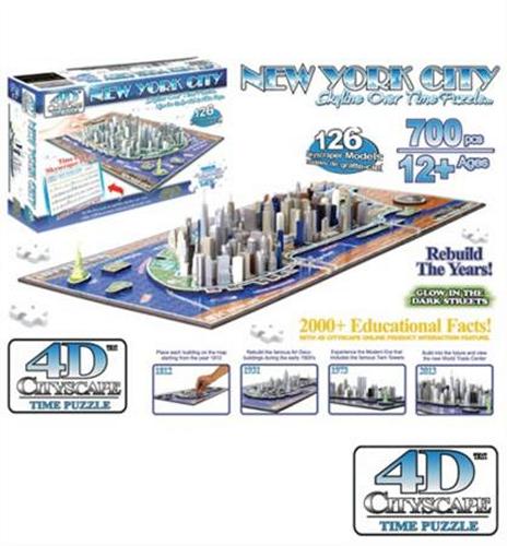 Cityscape 40010 4D New York City Skyline Time Puzzle