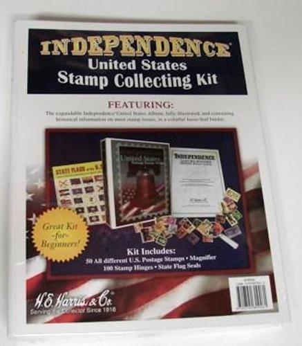 HE Harris L174 INDEPENDENCE US STAMP COLLECTING KIT 9780794809461 