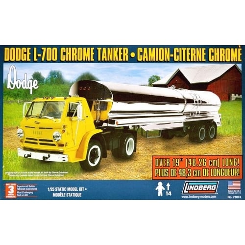  1 25 scale dodge l700 tilt cab chrome tankers 