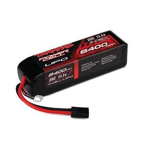 Traxxas 2878 25C 11.1V 3S 3 Cell 8400mAh LipoBattE Revo,SLH4x4 