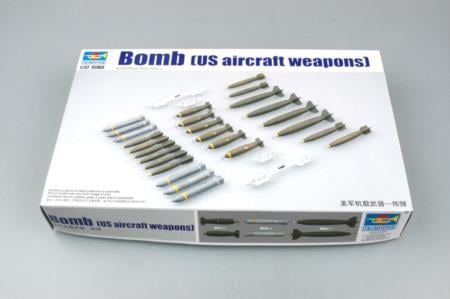 Trumpeter 3307 1/32 US Aircraft Weapons Set Bombs 9580208033075  