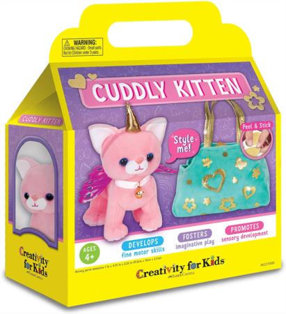 cute kitten plush toy
