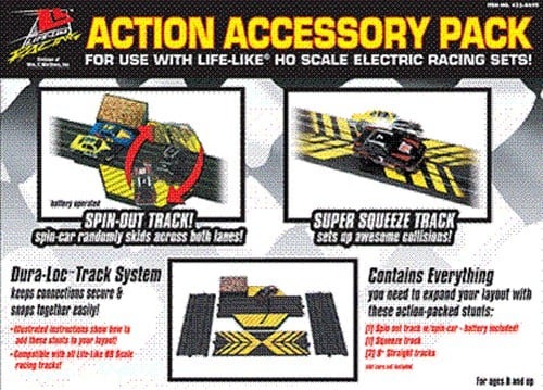 Life Like 9499 HO Slot Racing Action Accessory Pack