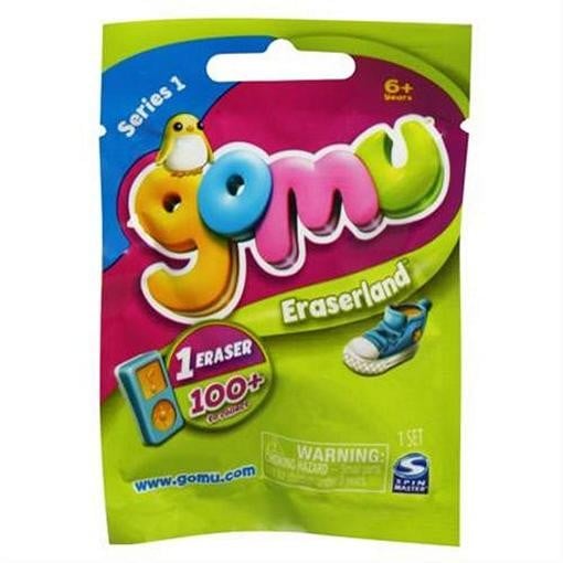 Gomu 6 Individual Packs of Gomu Erasers